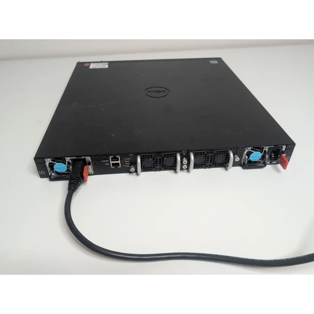 Dell PowerConnect 8164F 48-Port 10GbE SFP+ / 2-Port 40GbE QSFP+ Switch w/ Cables